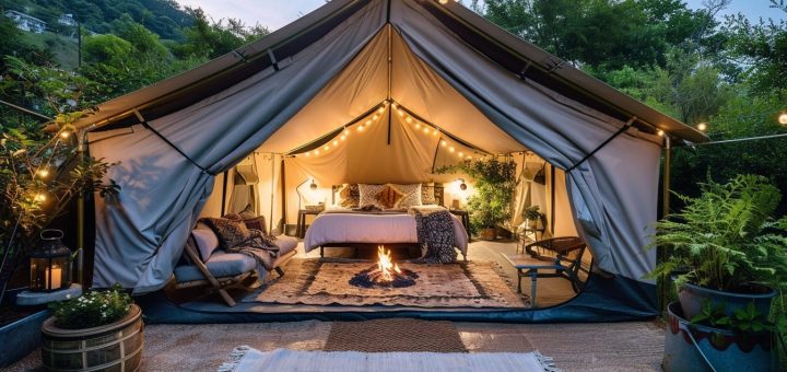 Le glamping, une version moderne du camping
